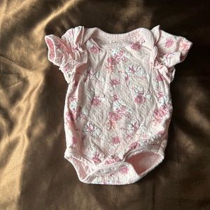 Girls flower onesie, 6/9 months